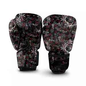 Carbon Fiber Textured Boxing Training <b>Gloves</b> For High Endurance And Superior Grip During Competitive Sessions - Product Image 6