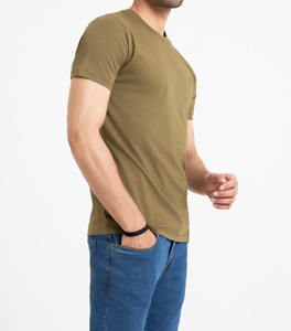 T-shirt homme en coton vintage 260 GSM, personnalisable avec logo, coupe ample, soldes d'été - Product Image 4