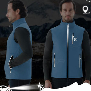 Gilet Softshell Hiver Écologique Respirant Tissu Résistant à l'Eau Coutures Durables Options Personnalisées Vente en Gros - Product Image 2