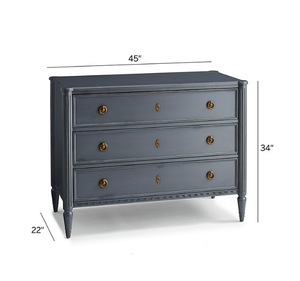 Commode élégante et moderne en bois de mahogany massif, armoire de rangement élégante pour chambre à coucher, meubles contemporains pour la maison - Product Image 4