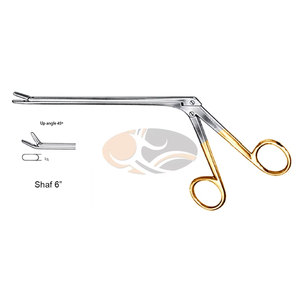 JACKBILLY High Quality 45 Degree Angle 4 X 10mm <b>Bite</b> Shaft 6 Inch Orthopedic Surgical Stainless Steel Intervertebral Disc - Product Image 4