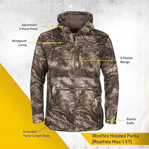 GRACE SIGN GS-HW Waterproof Breathable <b>Soft</b> <b>Shell</b> Camouflage Winter Unisex Hunting <b>Jacket</b> - Product Image 1