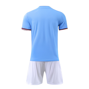 Maillot de football court imprimé respirant en tissu 3D Ice Chill 100% micro-mesh ultra-perforé découpé au laser pour un refroidissement optimal - Product Image 2