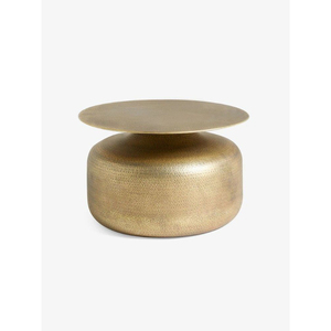 Mesa de Centro Moderna de Metal Martillado, Diseño Industrial, Muebles Hechos a Mano para Sala de Estar, Mesa de Centro Redonda Vintage - Product Image 4