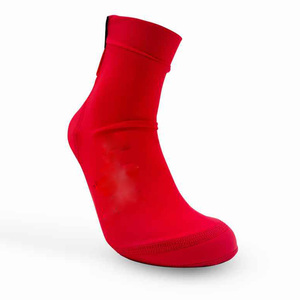 High Quality Red Neoprene Crew Ankle <b>Socks</b> Anti-Slip Eco-Friendly Quick Dry <b>Custom</b> Logo 3mm Thick for Cycling Basketball Beach - Product Image 6