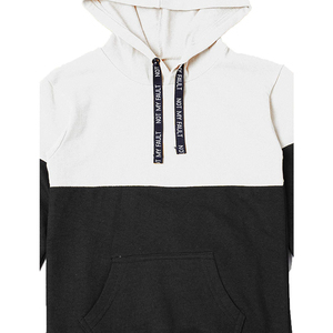 Sudadera con Capucha para Hombre, Diseño Color Block, Corte Regular, Tejido de Algodón, Informal, Otoñal, con Bolsillo - Product Image 5
