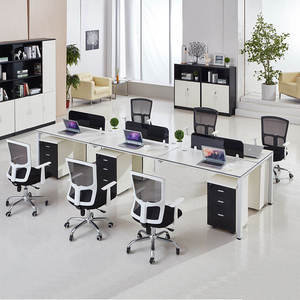 Estación <span class=keywords><strong>de</strong></span> Trabajo en Grupo, Escritorio <span class=keywords><strong>de</strong></span> <span class=keywords><strong>Coworking</strong></span>, Estaciones <span class=keywords><strong>de</strong></span> Trabajo <span class=keywords><strong>de</strong></span> <span class=keywords><strong>Oficina</strong></span>, Sistema <span class=keywords><strong>de</strong></span> <span class=keywords><strong>Muebles</strong></span> para Estaciones <span class=keywords><strong>de</strong></span> Trabajo, Escritorio Compartido para 2, 4, 6, 8 Personas - Product Image 1