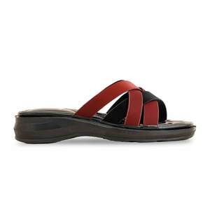 Sandalias informales con tacón granate para mujer Softy CL5476 - Product Image 4