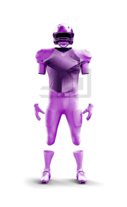 American Football Thunder Strong Players Fearless Hearts United Team Powerful <b>Offense</b> Victory Field Dreams Courage 100% Cotton - Product Image 2