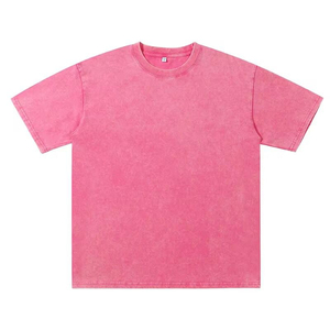 ชุดเสื้อยืดแขนสั้นและกางเกงขาสั้นผ้าฝ้าย 100% สีสันตามสั่งสำหรับผู้ชาย ชุดลำลองใส่สบายสำหรับฤดูร้อน ระบายอากาศได้ดี ผ้าถัก สีพื้น ชุดสองชิ้น - Product Image 5