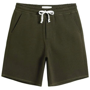 Shorts 100% coton, logo personnalisé en relief, ensemble short homme, shorts en molleton technique 100% coton French Terry pour homme, service OEM - Product Image 2