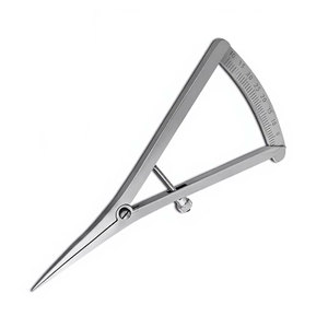 Calibrador Recto de 4.5 Pulgadas de Largo para Mapeo Óseo, Instrumento de Medición de 0-40mm con Escala de Precisión para Implantes Dentales, Quirúrgicos y de Ortodoncia - Product Image 6