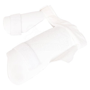 Professional Cricket Thigh Guard High Density <b>Foam</b> Protection Lightweight Design Comfortable Fit Adjustable Straps - Product Image 2