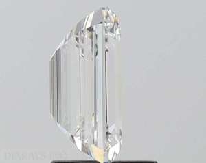 Diamant de laboratoire 7 carats, taille émeraude brillante, couleur E, pureté VVS, certifié IGI, excellent, percé au laser, diamant de fiançailles JC LGEM53 - Product Image 3