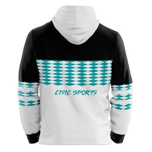 Sweats à capuche 100% polyester sublimé unisexe pour hommes haut de gamme Impression numérique personnalisée Motifs vibrants pour l'hiver - Product Image 3