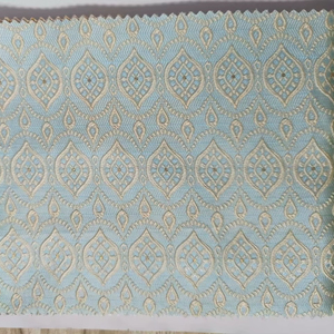 Tela Georgette de Punto por Urdimbre, Suave, Duradera, de Peso Medio, con Material de Poliéster/Viscosa para Diseños y Patrones de Bordado para Bodas - Product Image 1