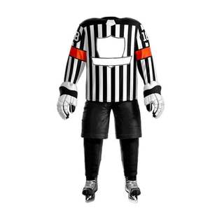 Uniformes de hockey sur glace imprimés de haute qualité, maillots personnalisés, ensembles de vêtements d'équipe, design de logo personnalisé, 100% polyester, séchage rapide, sur mesure - Product Image 4