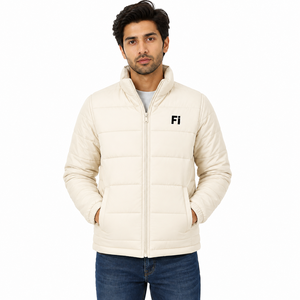 Chaqueta Acolchada Casual para Hombre, Cuello Alto Moderno, Chaqueta Térmica Premium, Proveedor Mayorista - Product Image 1