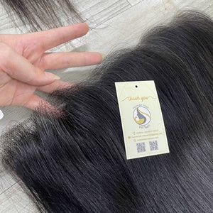 Nouveau produit phare : Cheveux humains Remy vietnamiens lisses, super double drawn, avec frontale et closure, disponibles en 5x5, 13x4, 13x6 pour dentelle HD - Product Image 5