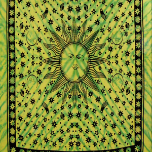 Tapiz Indio Mandala con Diseño de Elefante, Estilo Hippie Bohemio para Colgar en la Pared - Product Image 1