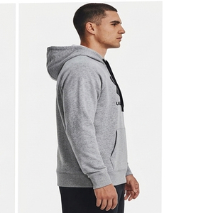 Sweat à capuche d'hiver pour homme en molleton de polyester et coton, uni, coupe ample, écologique, respirant, coupe-vent, idéal pour les voyages et la marche - Product Image 4