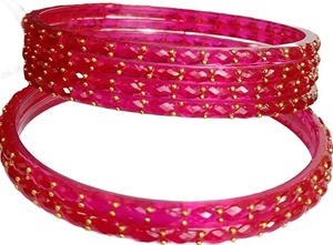 Bracelets en verre goutte de pluie élégants de qualité supérieure avec surface brillante, ensemble de bijoux traditionnels élégants pour femmes et filles, en vente - Product Image 3