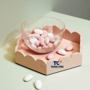 HOT TRENDY Plateau en laque MDF écologique de luxe de tous les jours pour cadeaux de salle à manger et décoration intérieure - Product Image 6