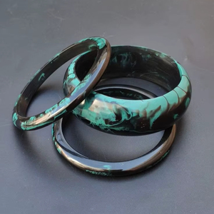 Modern <b>Resin</b> Bangles For Women Stylish Accessories Handmade Luxury <b>Resin</b> Bracelet For Women Designer Wear - Product Image 1