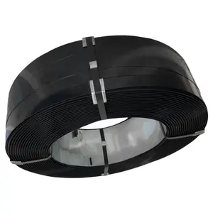 Steel strapping China factory wholesale black painted and waxed Steel Strip regular duty Steel coil manufacturer