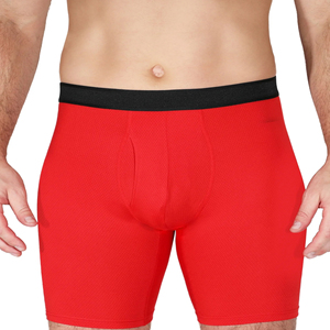 Calzoncillos Boxer para Hombre de Alta Calidad, Personalizados por el Fabricante, Transpirables, de Malla, de Secado Rápido, Cómodos, con Estampado Digital, Ropa Interior Sólida - Product Image 4