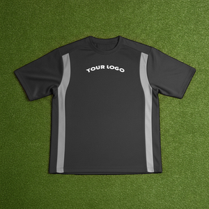 เสื้อยืดผู้ชายแบบสั่งทำพิเศษ 220 GSM ผ้าฝ้าย 100% สไตล์ฮิปฮอป ทรงไหล่ตก พิมพ์ลายสองสี งานหนักและขนาดใหญ่พิเศษ - Product Image 2