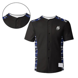 Maillot de baseball de style actuel, vente en gros de maillots de baseball, concevez votre propre maillot de baseball personnalisé - Product Image 2