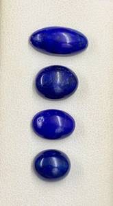 อัญมณีลาพิส ลาซูลีแท้จาก FF JEWELLERS ทรงบริลเลียนท์คัท ขนาด 10x08 มม. สีฟ้าสวยงาม เหมาะสำหรับทำเครื่องประดับ - Product Image 5