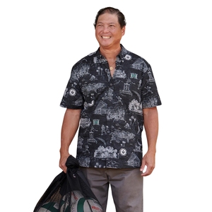 เสื้อเชิ้ตพิมพ์ลายพรีเมียมสำหรับผู้ชาย ผ้าเนื้อนุ่ม ดีไซน์ทันสมัย สวมใส่สบาย ติดกระดุม แฟชั่นลำลอง - Product Image 3