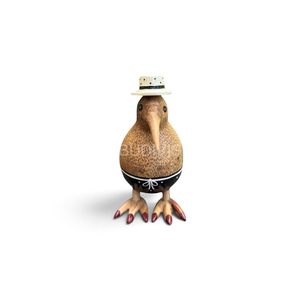 Figurine d'animal en bois Kiwi, jouet en peluche écologique, décoration de table, décoration personnalisée pour la chambre d'enfant et la cuisine, pour les enfants de 5 à 7 ans - Product Image 4