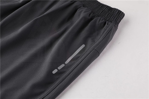 OEM Men's 2-in-1 Sports Shorts Double-<b>Layer</b> Gym Workout Pockets Elastic Waist Closure 100% Cotton Canvas Solid Quick Dry - Product Image 4