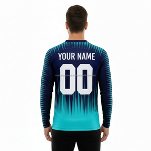 T-shirt à manches longues pour homme personnalisé, doux, respirant, léger, impression sérigraphique - Product Image 4