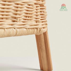 Vintage Handmade Rattan Baby <b>Changing</b> Basket Eco-Friendly Natural Water Hyacinth for Kids Sourced From Viet Nam - Product Image 3