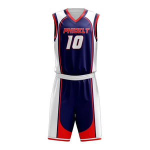 Ensemble de shorts et maillot de basket-ball unisexe pour homme, taille plus, personnalisable avec le nom de l'équipe, imprimé, été, 100% polyester respirant - Product Image 2