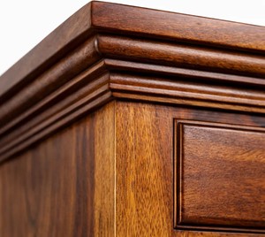 Wholesale carved solid wood <b>bedside</b> <b>table</b> 1 drawer nightstand open shelf honey finish Pindel Handicraft Jodhpur India - Product Image 5