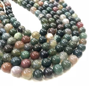 Perles rondes en œil de tigre naturel FE, 8 mm, perles en vrac pour la fabrication de bracelets, origine Inde - Product Image 2