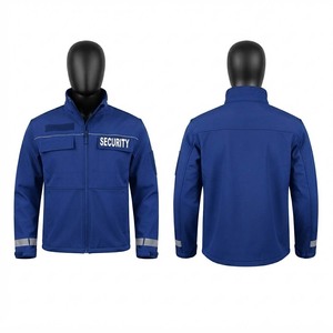 Blouson de travail en cuir pour homme Blackhardson, qualité supérieure, 280 GSM, polyester imperméable, à capuche, bleu royal, vêtements de travail utilitaires - Product Image 1