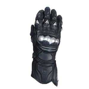 Full-Grain Leather Racing Motorcycle Gloves with Carbon Knuckle Armor Men’s Performance Riding Gloves <b>Heavy</b> <b>Duty</b> Motorbike Glove - Product Image 4