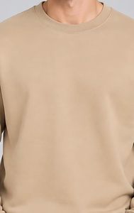 Custom Wholesale OEM Direct Factory Winter Plain Regular Fit Sweatshirt Mens 100% Cotton Streetwear - Product Image 3