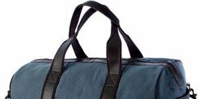 Bolsa de Viaje de Lona y Cuero Genuino de Gran Capacidad, a la Moda y de Lujo 2026, Organizador de Viaje con Cierre y Forro de Poliéster - Product Image 5