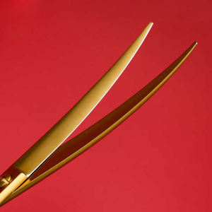 Stainless Steel Custom Curved <b>Scissors</b> Professional Pet Grooming <b>Scissor</b> - Product Image 4