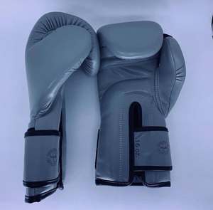 Guantes de Boxeo Profesionales OEM con Logotipo Personalizado, de Cuero, para Entrenamiento, Sparring, MMA, Kickboxing, Muay Thai, Venta al Por Mayor, Calidad de Exportación - Product Image 2