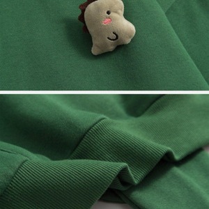 เสื้อแจ็คเก็ตผ้าฟลีซคอตตอน 330 กรัม แบบสปอร์ต ปรับแต่งได้ ใส่ได้ทั้งชายและหญิง สำหรับฤดูใบไม้ร่วง มีซิปและฮู้ดเรียบง่าย ผ้าถักแบบลำลอง - Product Image 6