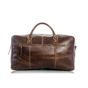 LW Sac de voyage pour hommes en cuir véritable de haute qualité, fait à la main, personnalisé, sac polochon de style vintage - Product Image 2