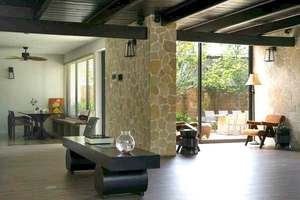 Revestimiento de Paredes de Mármol Amarillo Natural Extraordinario, Moderno, Resistente al Fuego y al Agua, para Fachadas, Pilares de Entrada, Villas y Resorts en Vietnam - Product Image 6